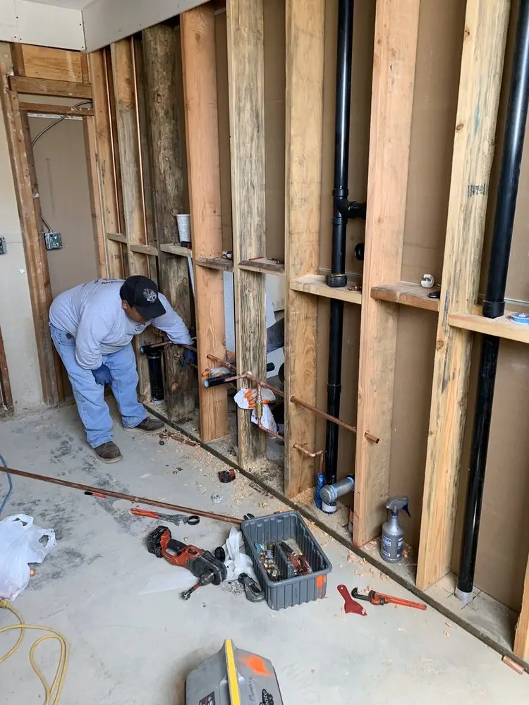 Commercial rough-in plumbing for Trenchless Sewer Repair in Colerain Heights